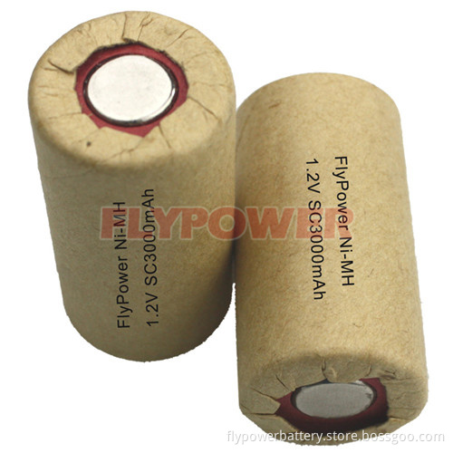 Ni-MH Battery, 1.2V Sc3000mAh High Rate Discharge Rate Cell Power Tool/Drill Battery (FH-SC3000P)